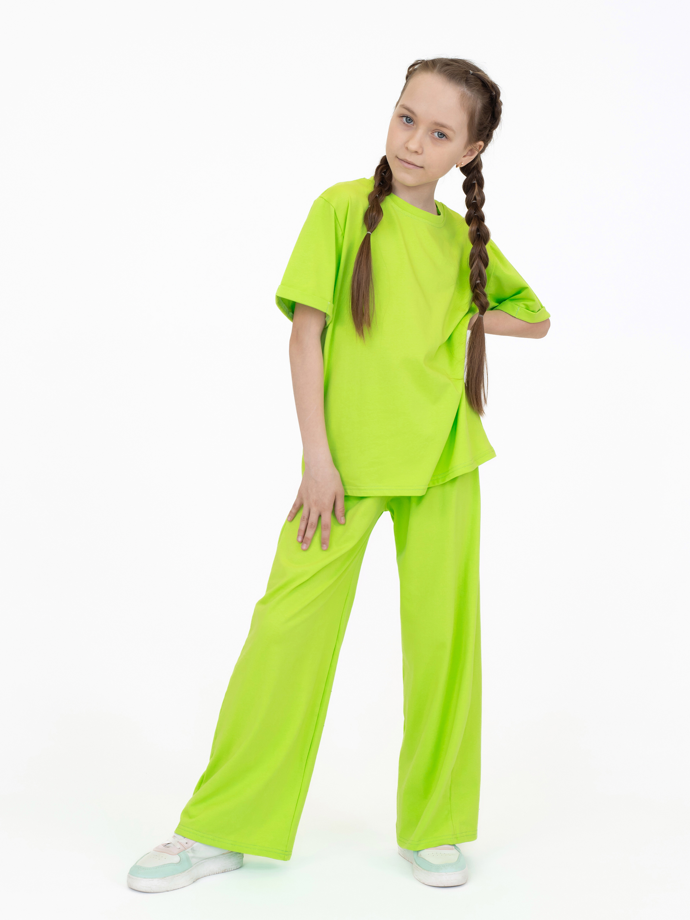 Футболка и брюки ULTRA 7060-Ул салат - фото 14