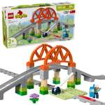 Конструктор LEGO DUPLO Железнодорожный мост и пути 42 дет.