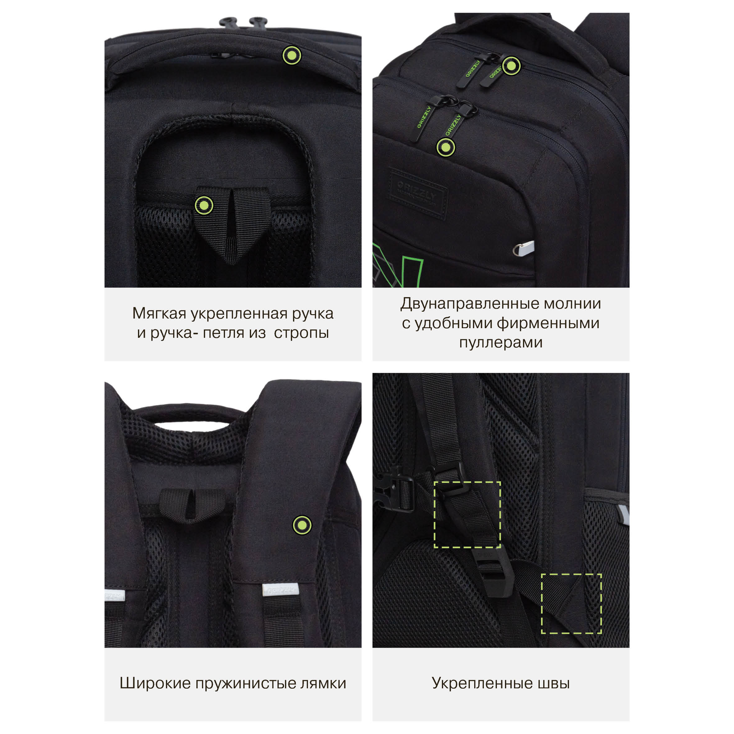 Рюкзак Grizzly Для мальчика - фото 12