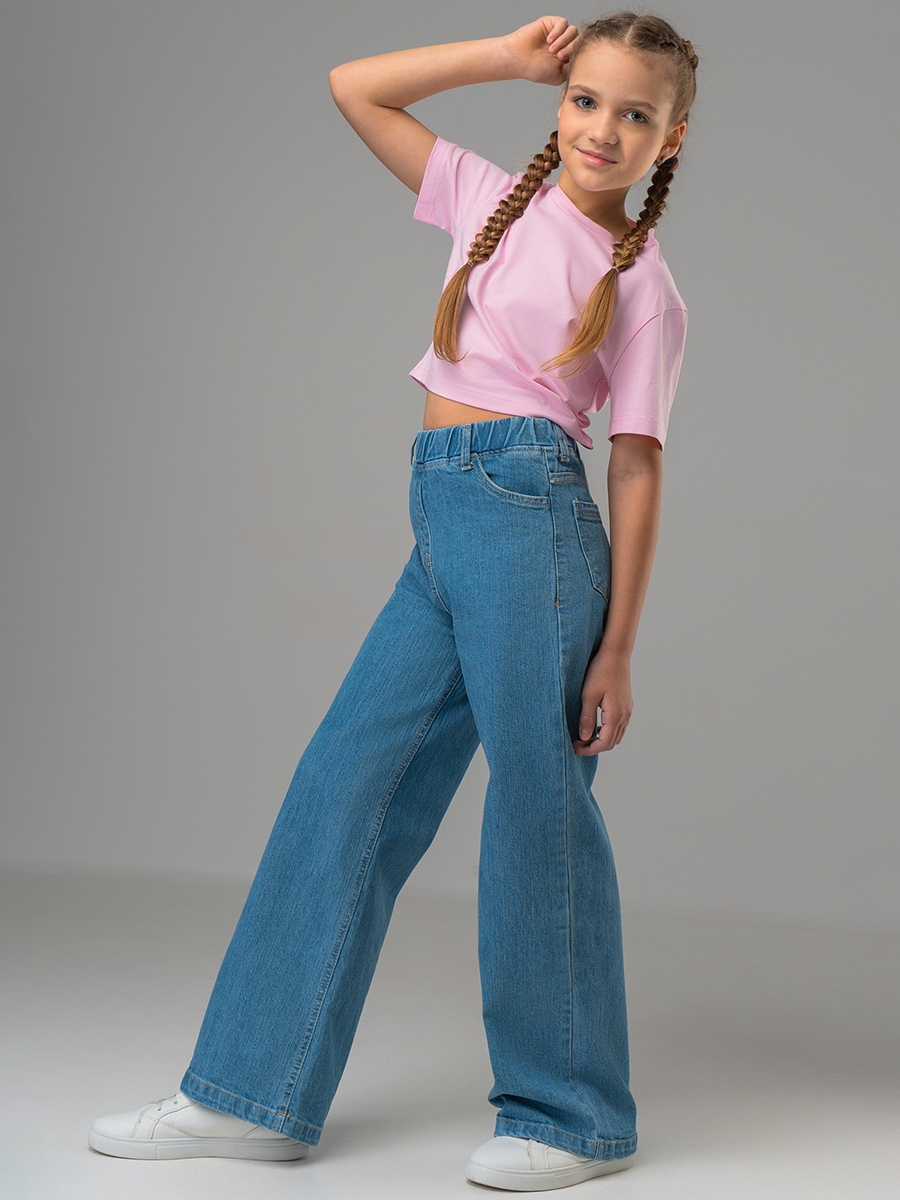 Джинсы HappyFox HF00811св.синий - фото 9