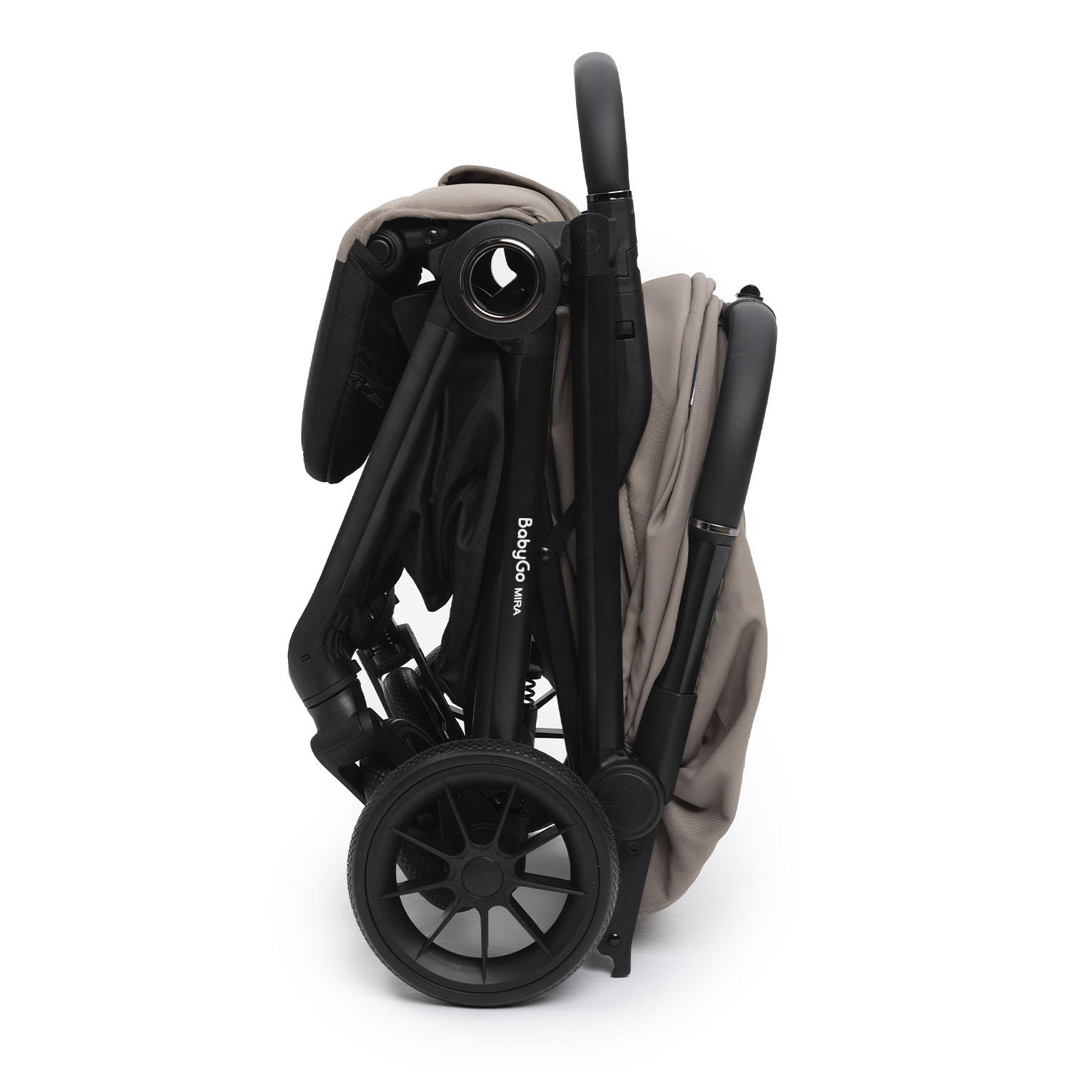 Коляска прогулочная BabyGo Mira New бежевый - фото 25