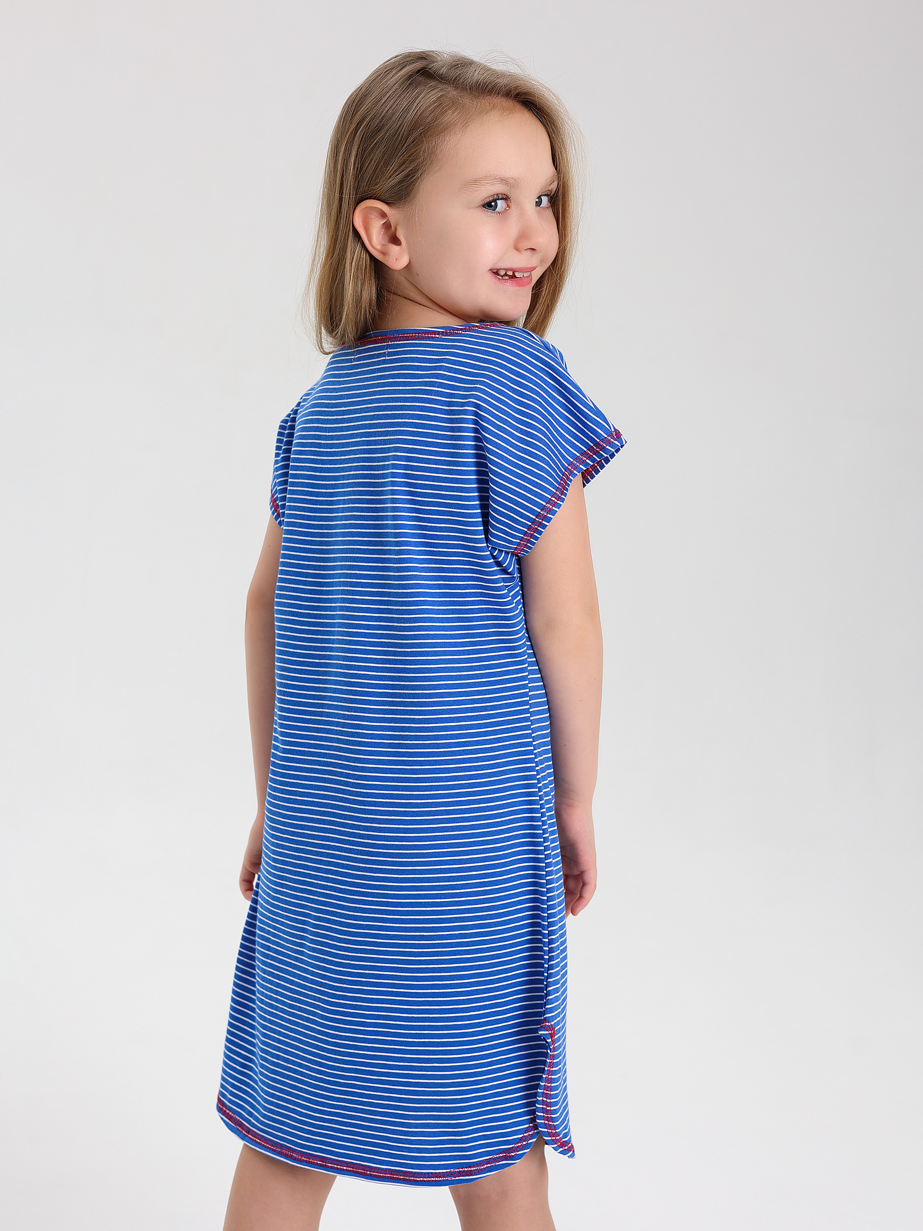 Сорочка ночная RobyKris 30-03-21/полоск - фото 8