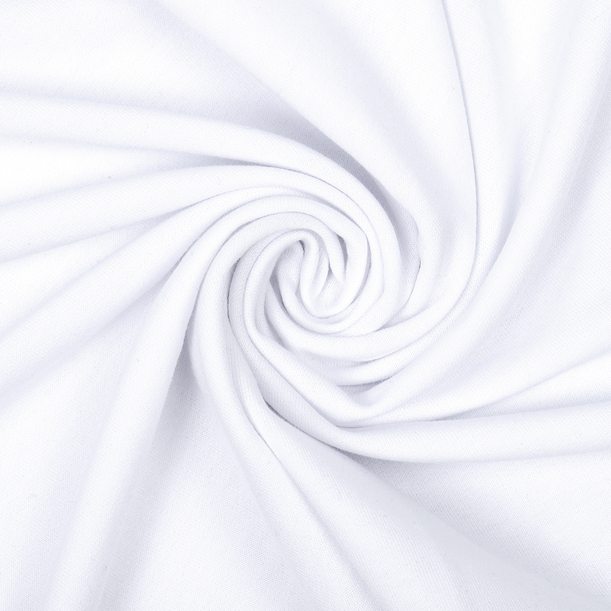 Ткань футер IDEAL 2х нитка петля поливискоза цвет белый 3м - фото 2