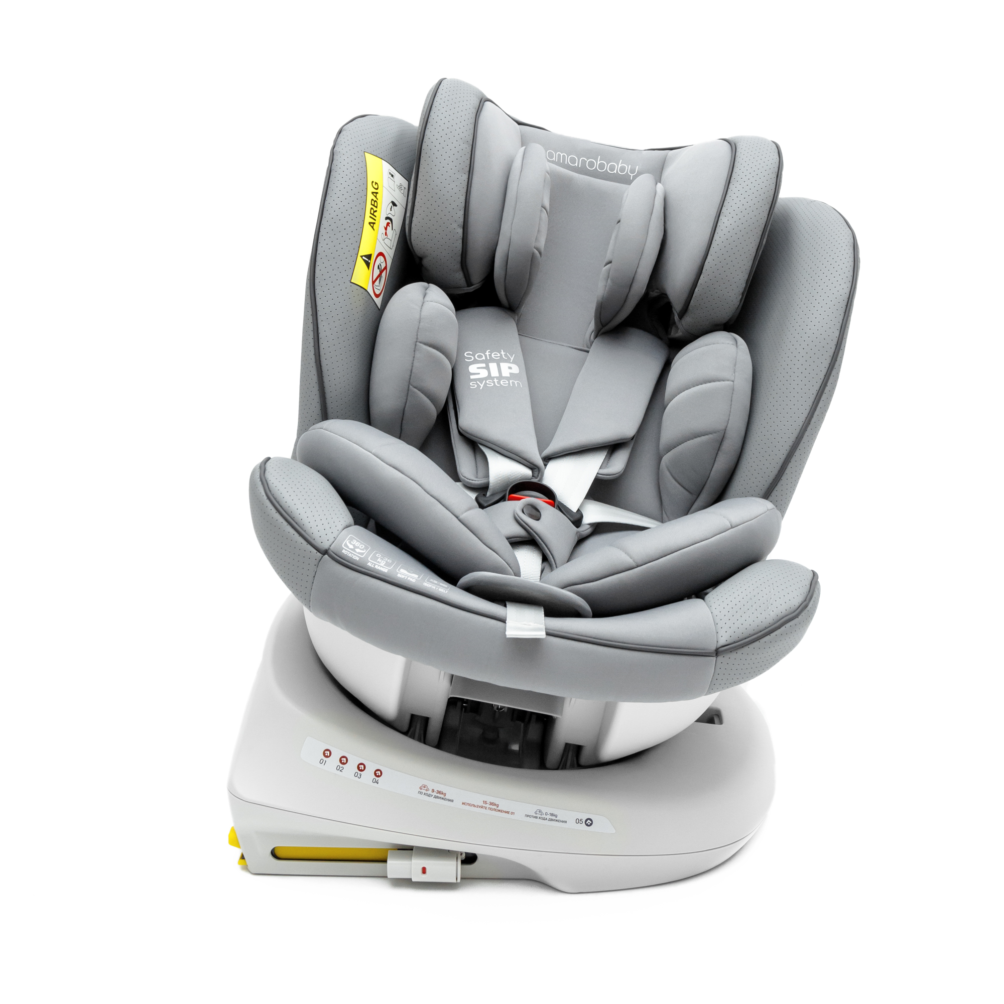 Автокресло Amarobaby Isofix 1/2/3 (9-36 кг) - фото 22