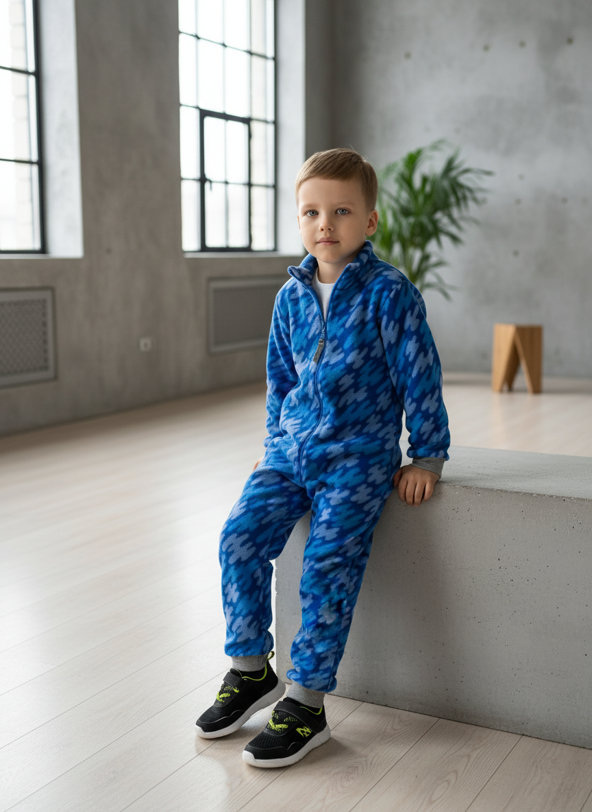 Комбинезон Утенок 279(ш) василек штрихи - фото 2