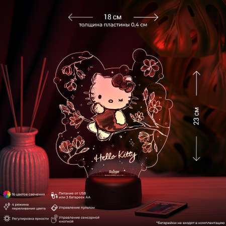 Ночник HELLO KITTY 16 цветов