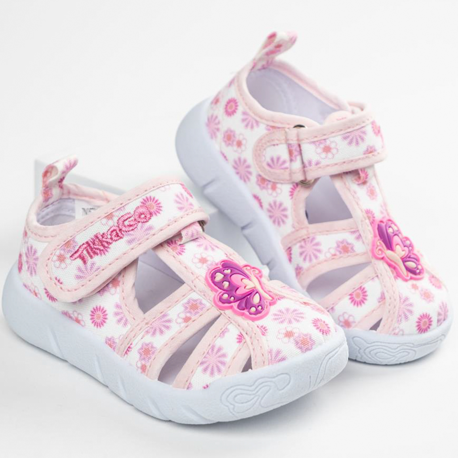 Сандалии TikkaGo 7N05_241003_white-pink - фото 1
