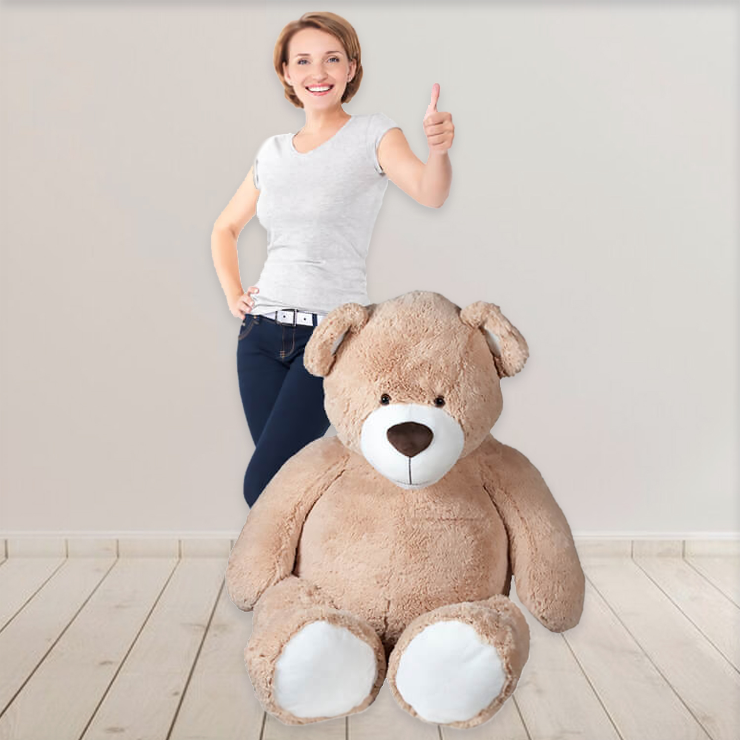 Мягкая игрушка Molli мишка 130 см - фото 6
