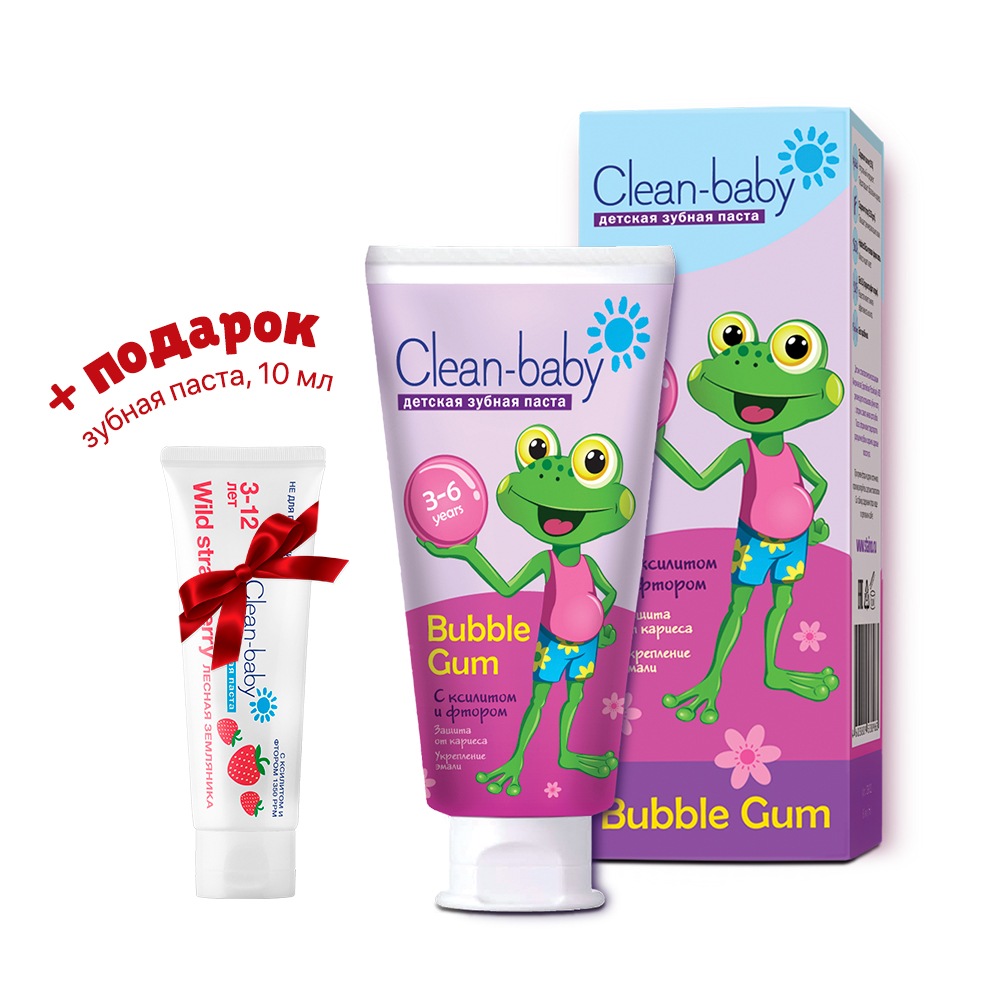 Зубная паста Clean-baby с фтором - фото 8