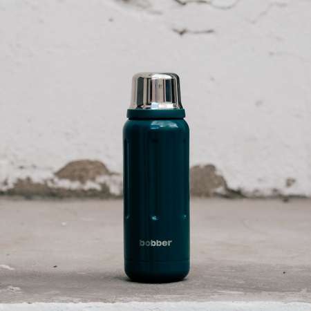 Термос Flask 1 литр для напитков Bobber Flask темно-бирюзовый