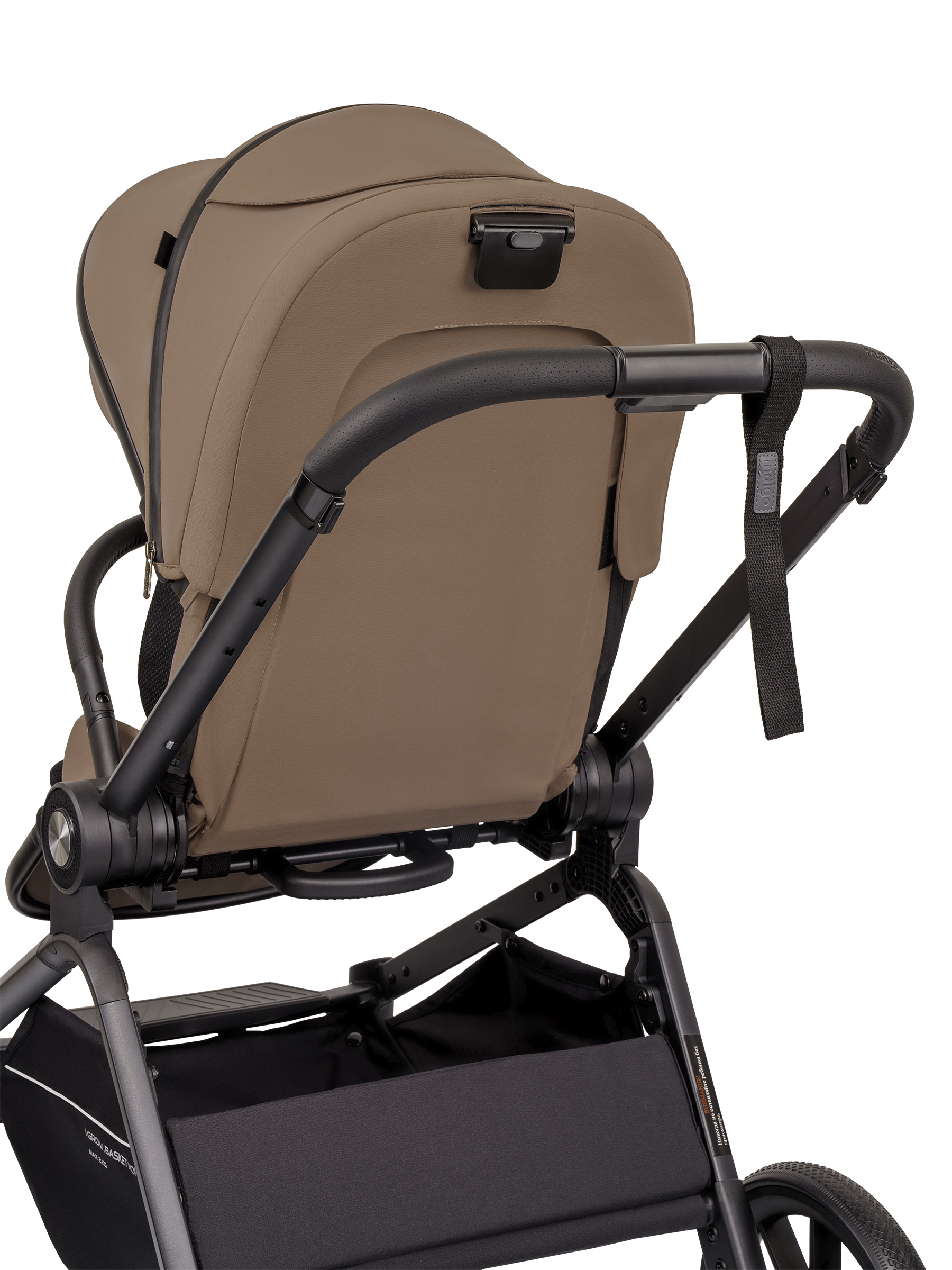 Коляска 2в1 Indigo Solar темно-бежевый - фото 21