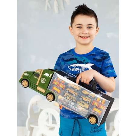 Автовоз Givito Милитари с тоннелем