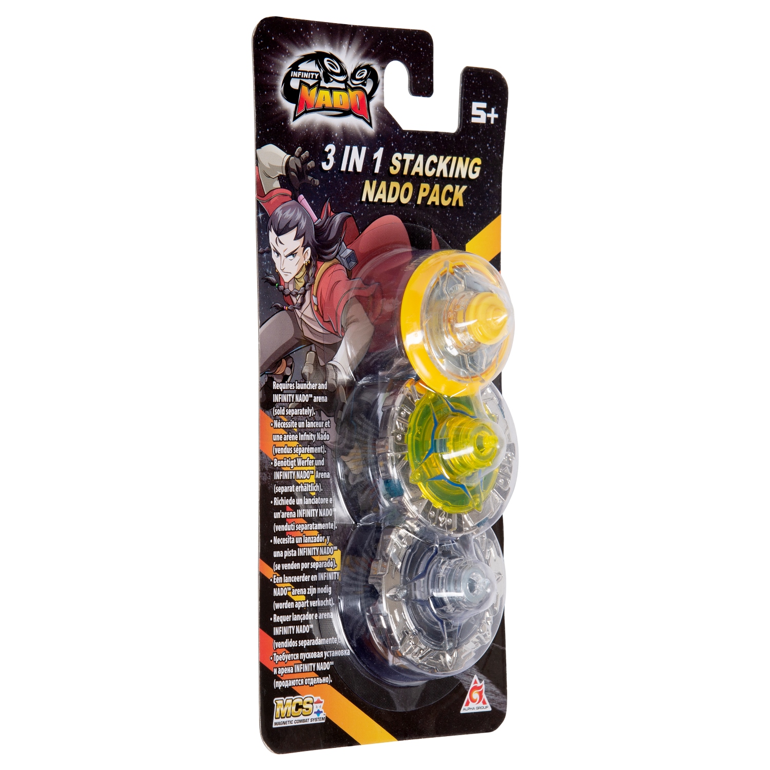 Игровой набор Infinity Nado Волчок Стакинг Fire Hammer - фото 3