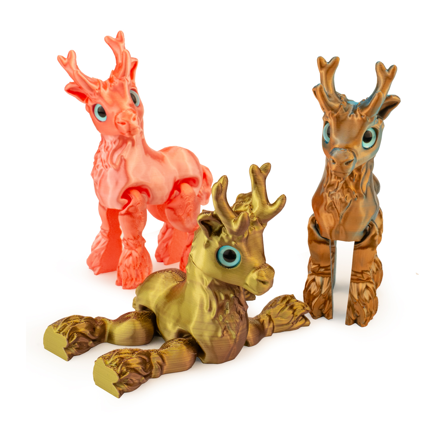 Игрушка-антистресс ToysBerry 3D Олень Руди - фото 1