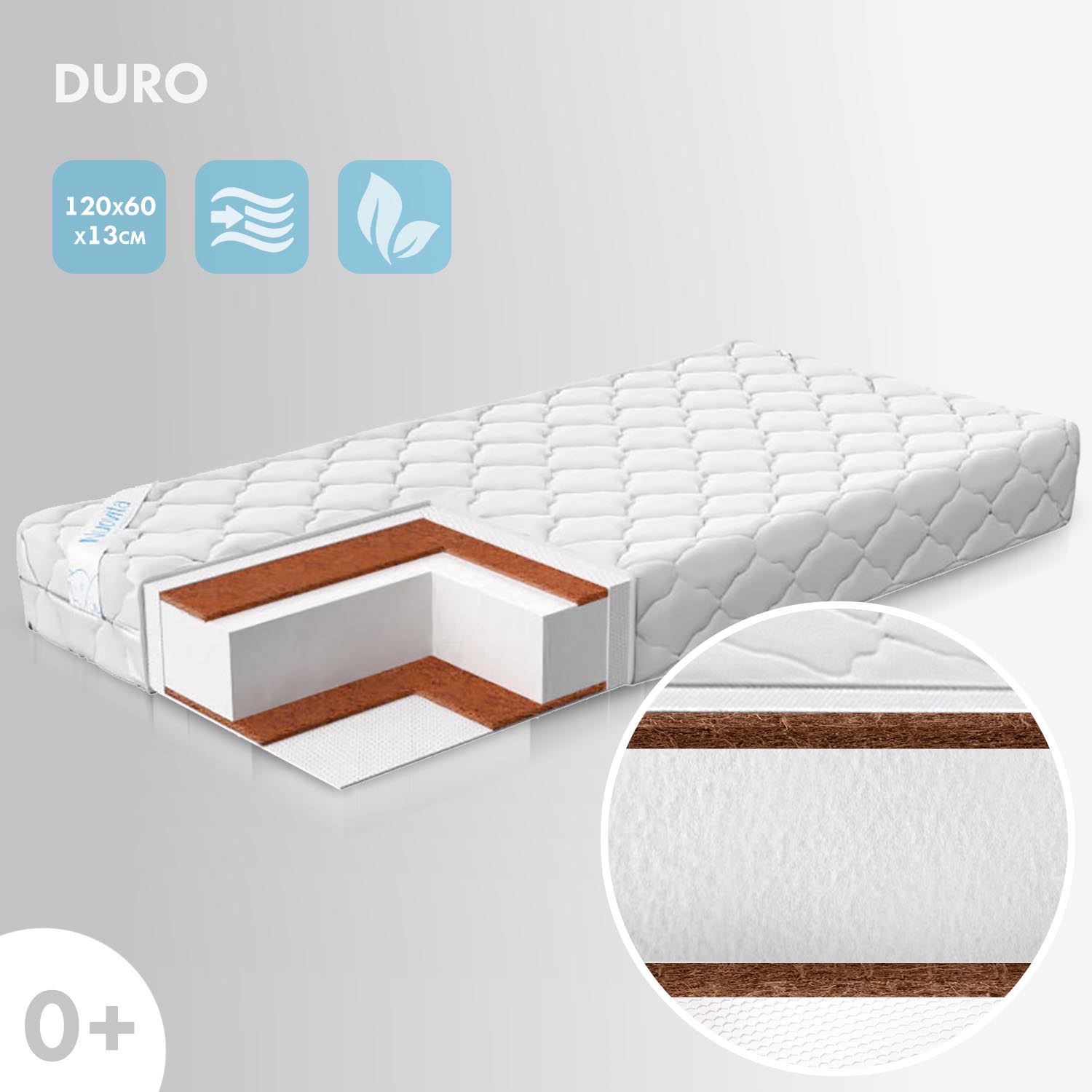 Матрас Nuovita Duro 120х60 - фото 2