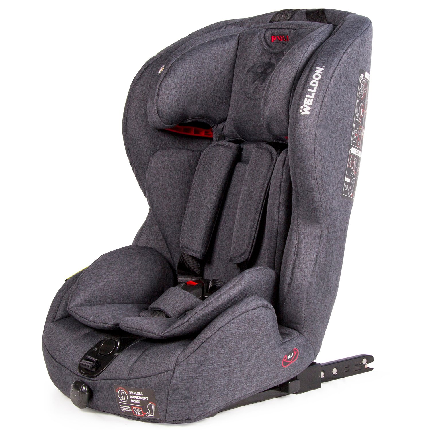 Автокресло Welldon Isofix 1/2/3 (9-36 кг) - фото 1