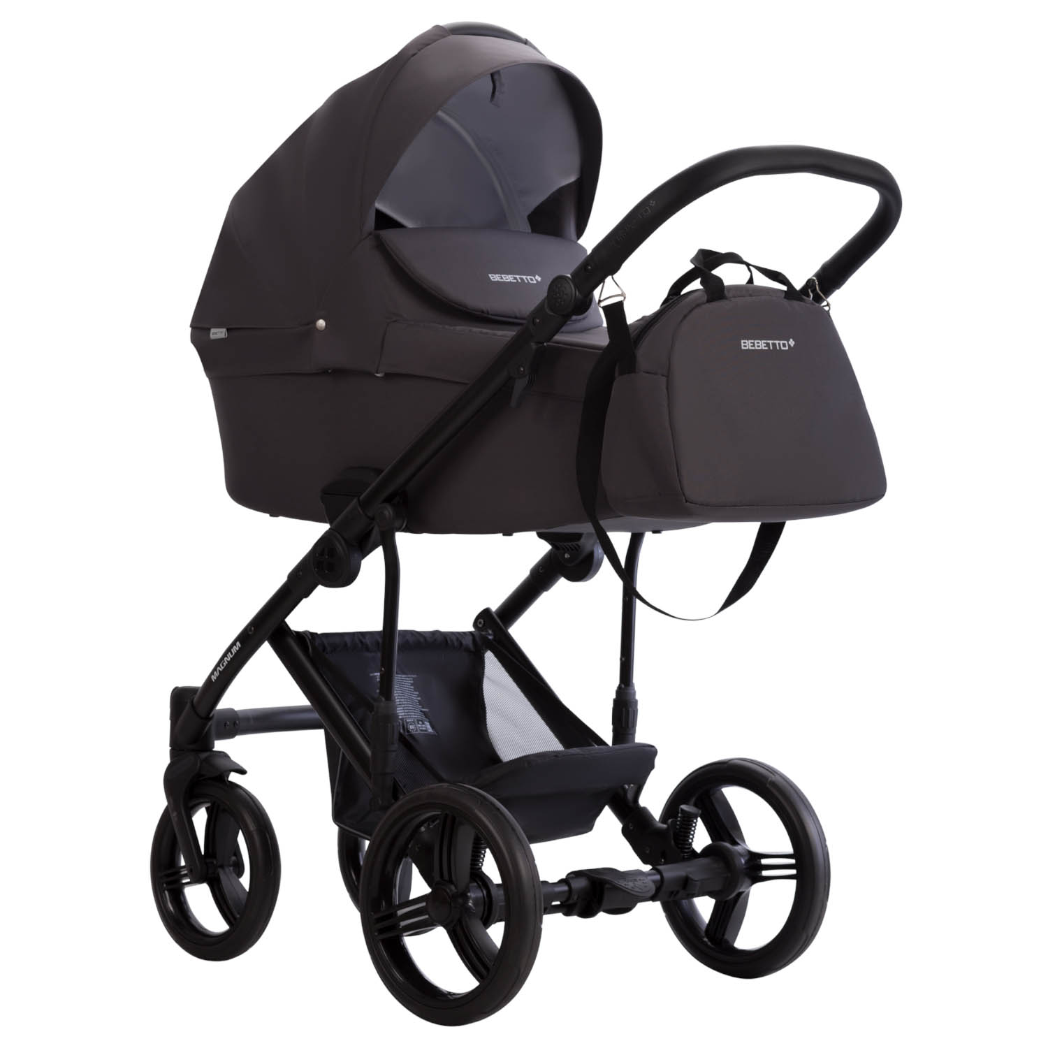 Коляска 2в1 Bebetto Magnum Light серый - фото 1
