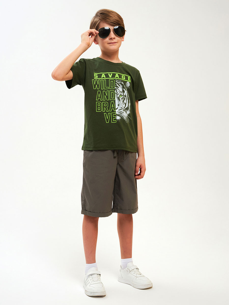 Шорты ME WE JB125-W303-174_Хаки - фото 4