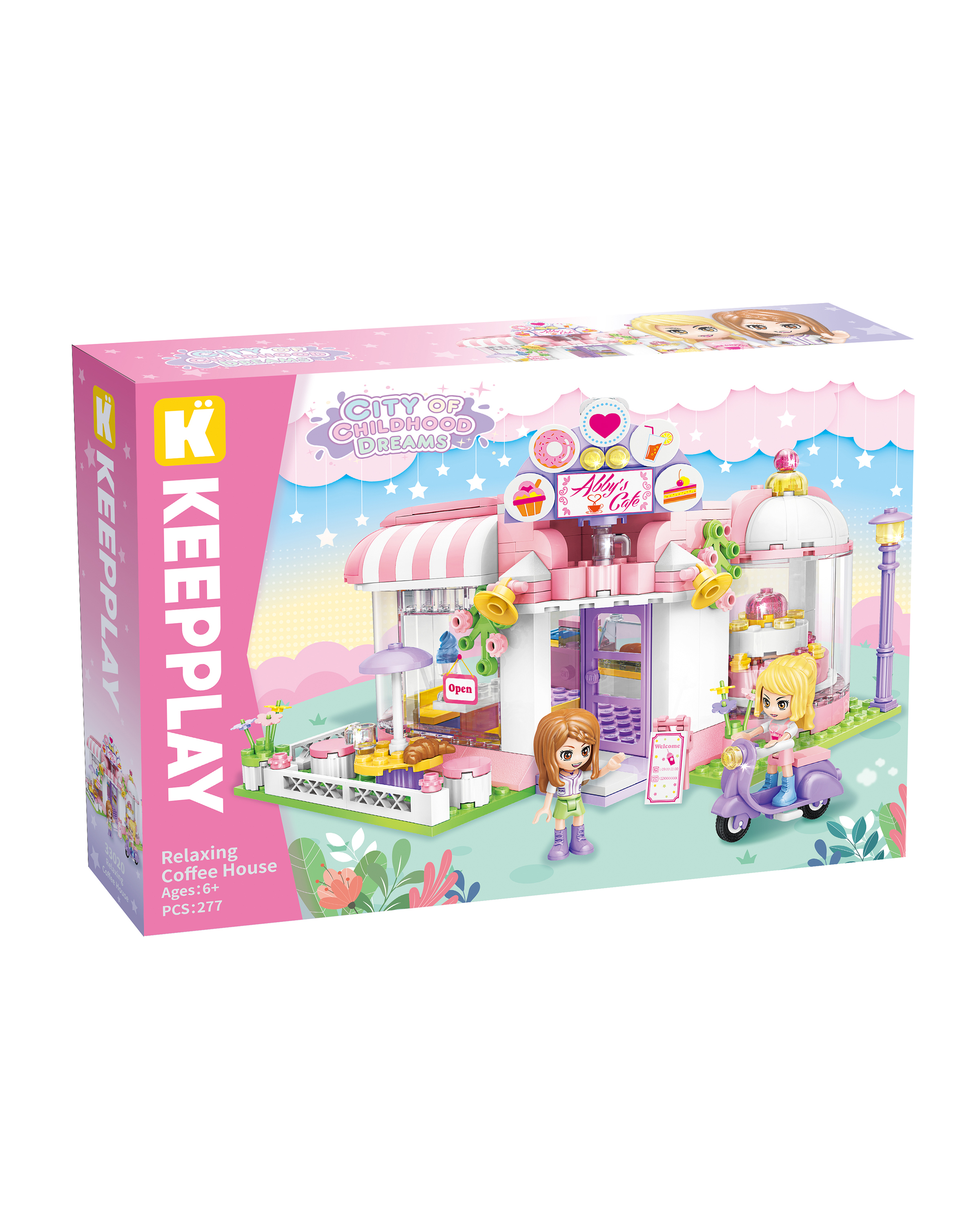 Конструктор QMAN Уютное кафе 277 дет. - фото 6