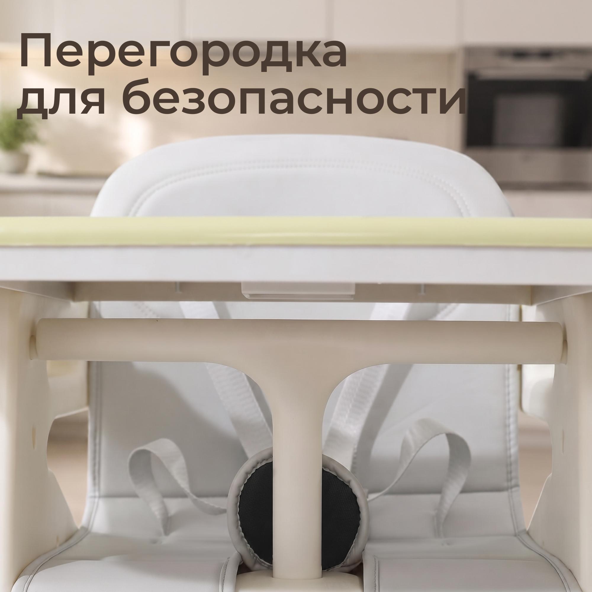 Стульчик для кормления UNIX Kids Basic зеленый - фото 10