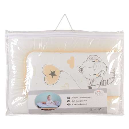 Матрас для пеленания Polini kids Слоник 70*50см Макиато