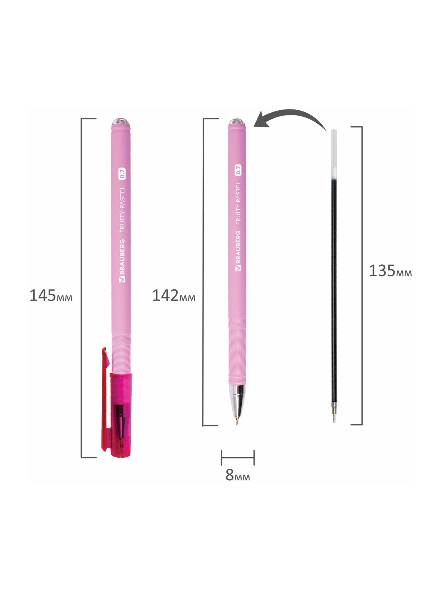 Ручка шариковая Brauberg 12 шт. - фото 16