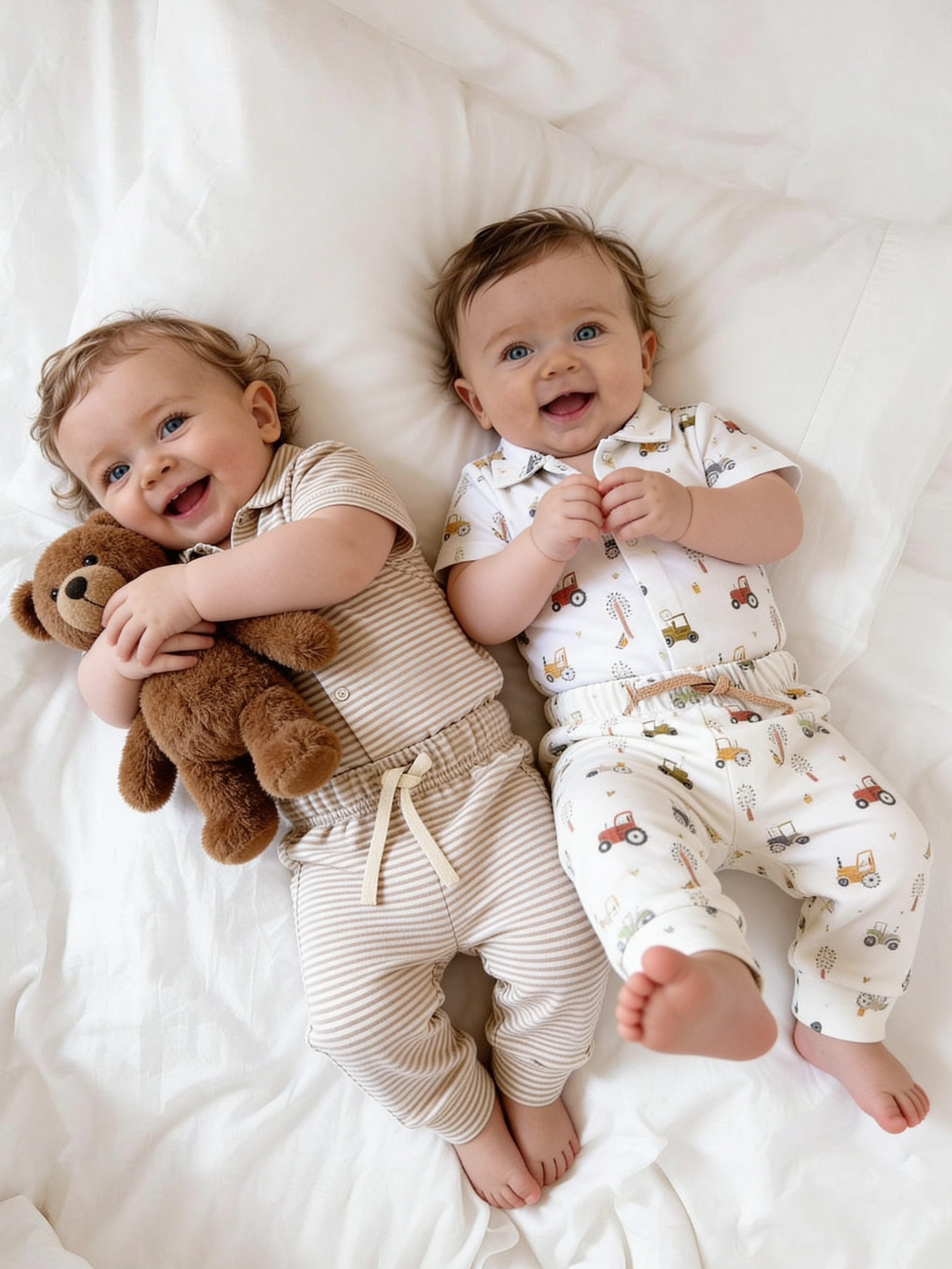 Изображение товара Детская хлопковая рубашка 2 шт Жанэт для летнего гардероба