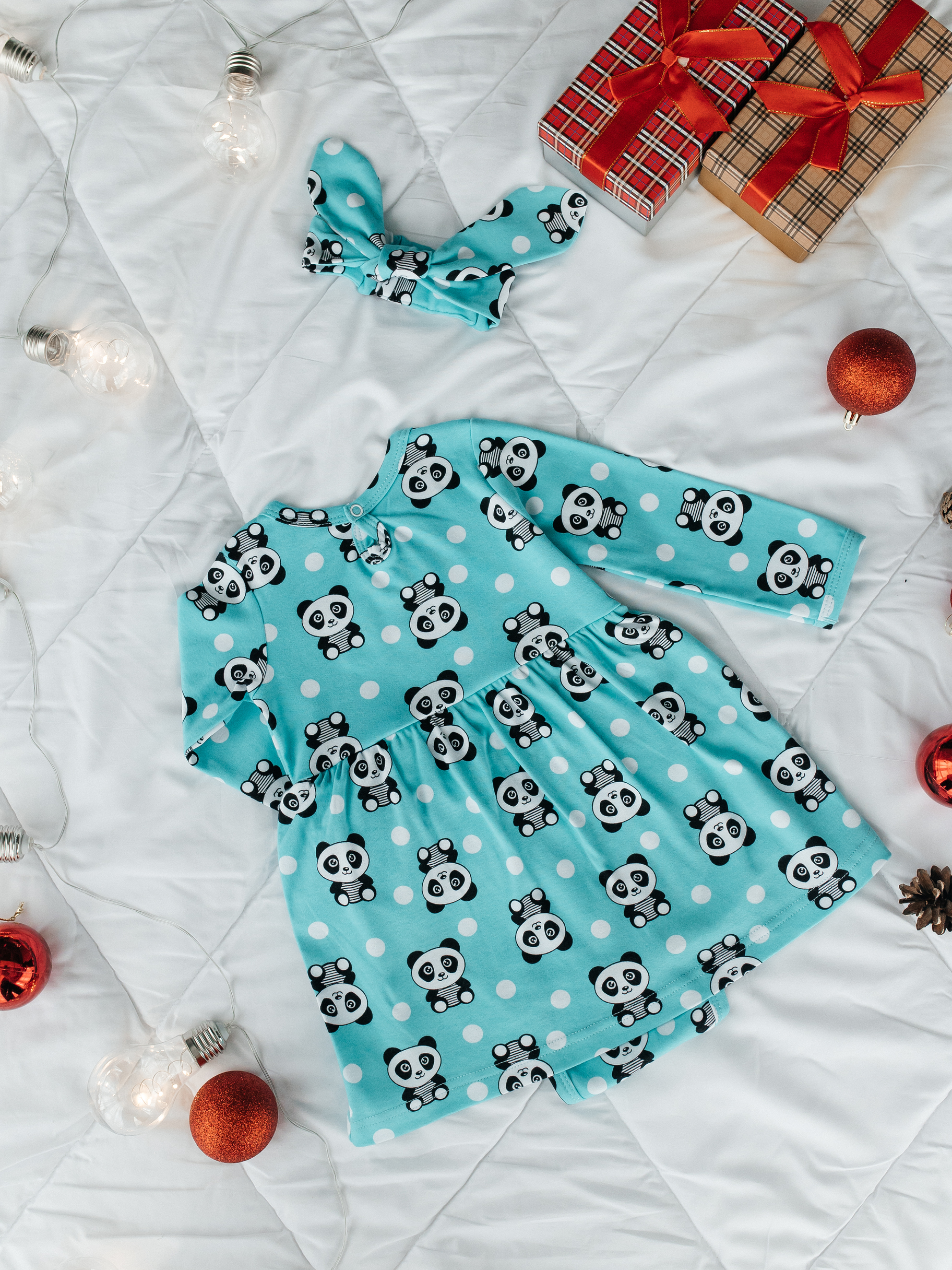 Платье-боди и повязка TOPOTUSHKI Т09262074ин - фото 1