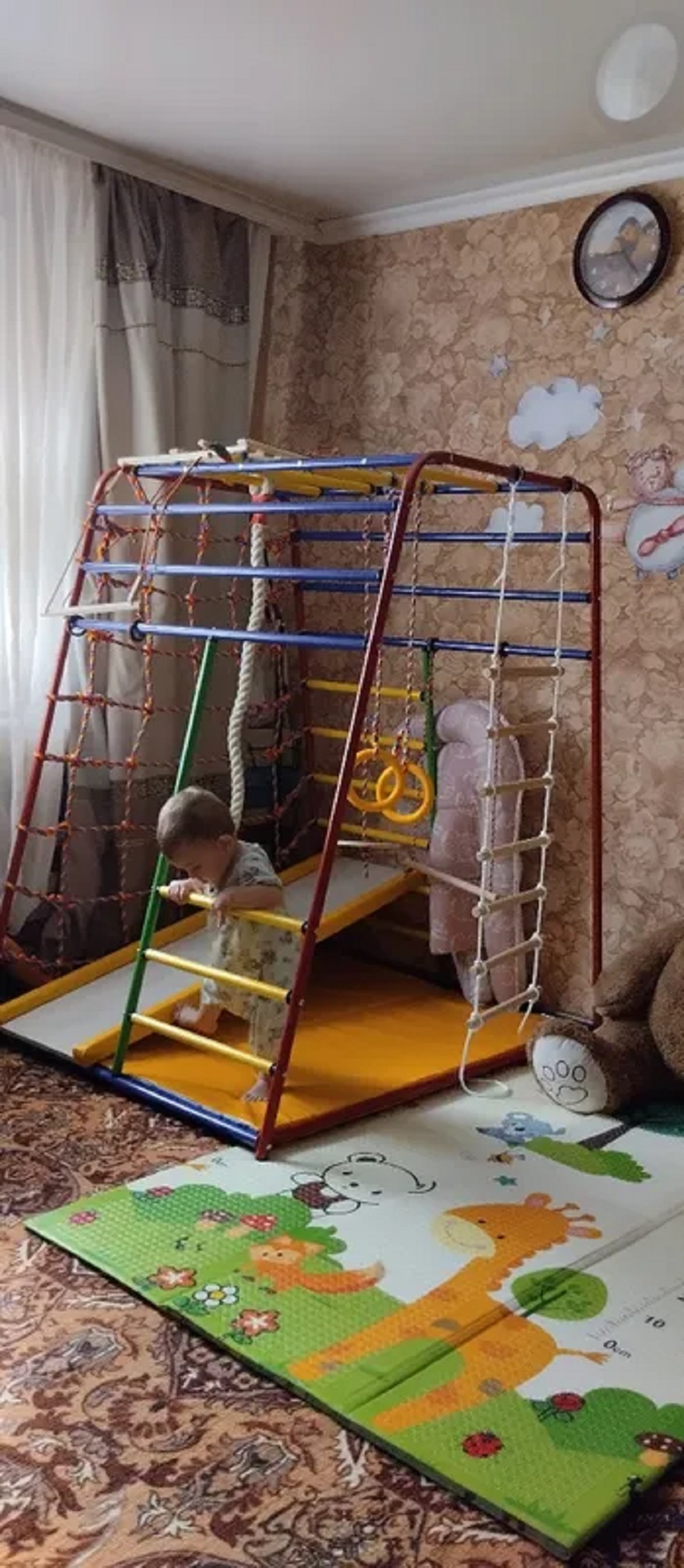 Спортивный игровой комплекс Вертикаль Perfetto Sport Весёлый Малыш МАXI без горки - фото 4