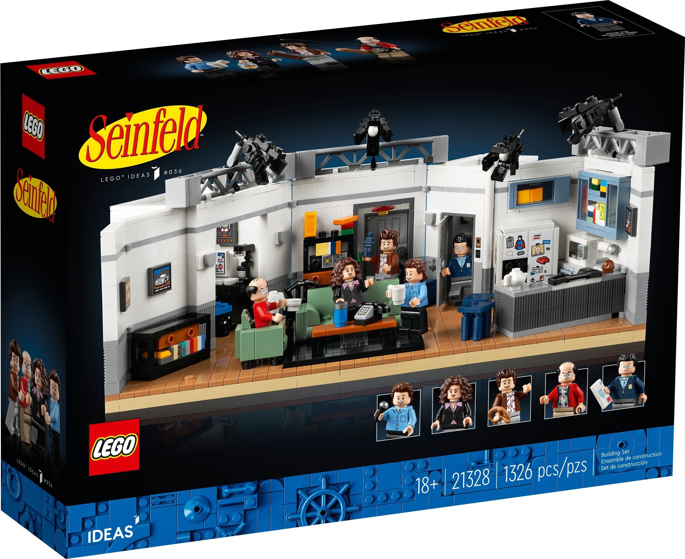 Изображение товара Конструктор LEGO Ideas Seinfeld Сайнфелд 21328 1606 деталей для коллекции