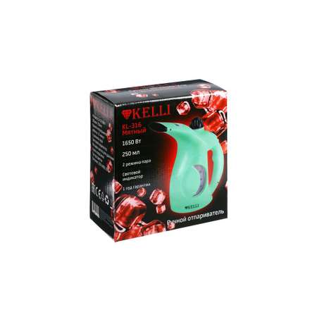 Ручной отпариватель KELLI 316 мятный
