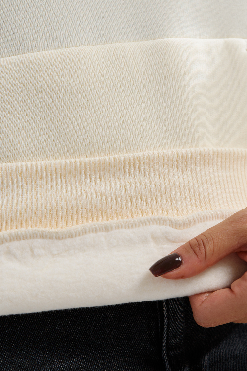 Худи Натали Суслова 8565 молочный+лабубу - фото 13