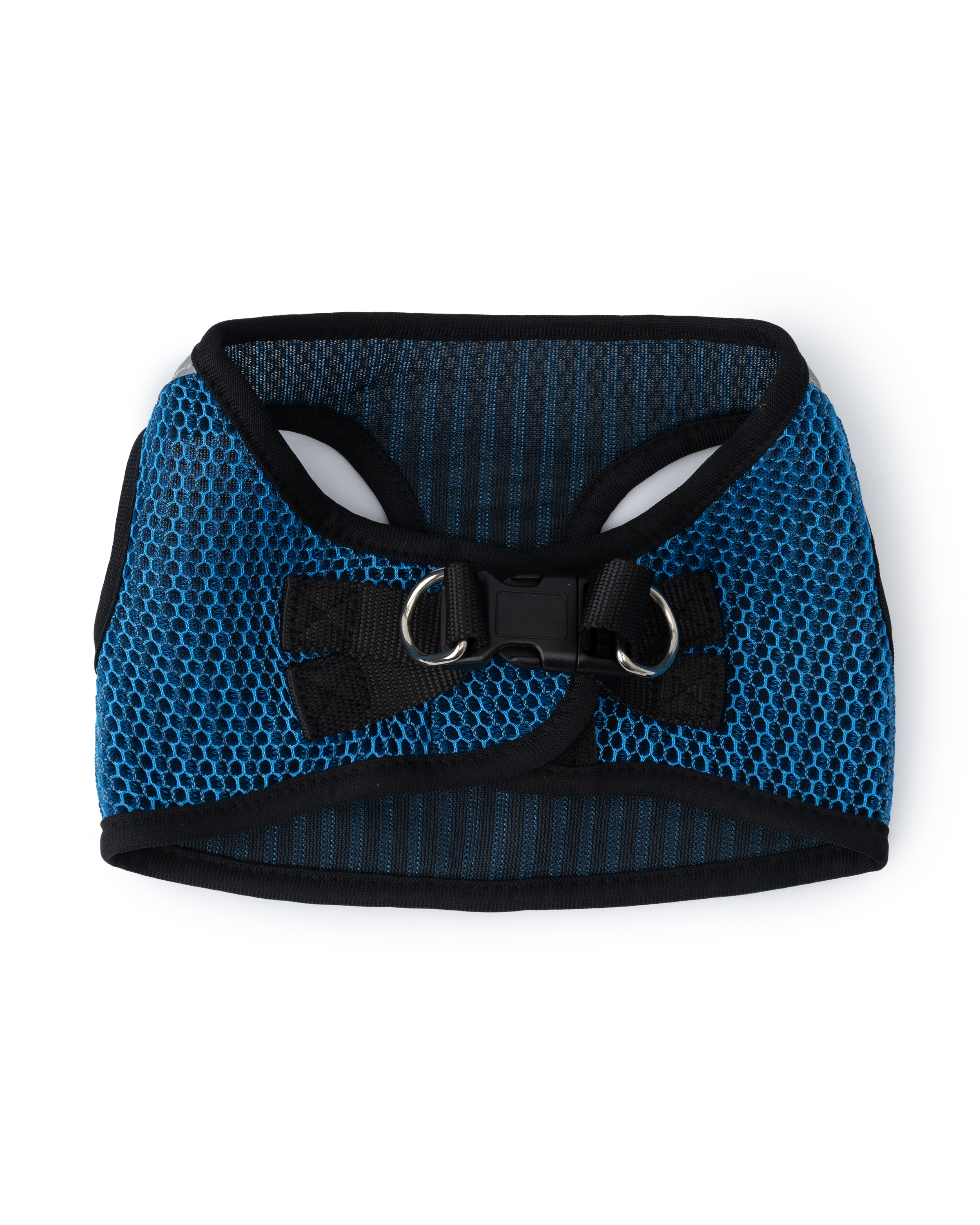 Шлейка-жилетка для собак Barbaks синяя сетка M 18*42-48см полиэстер - фото 2