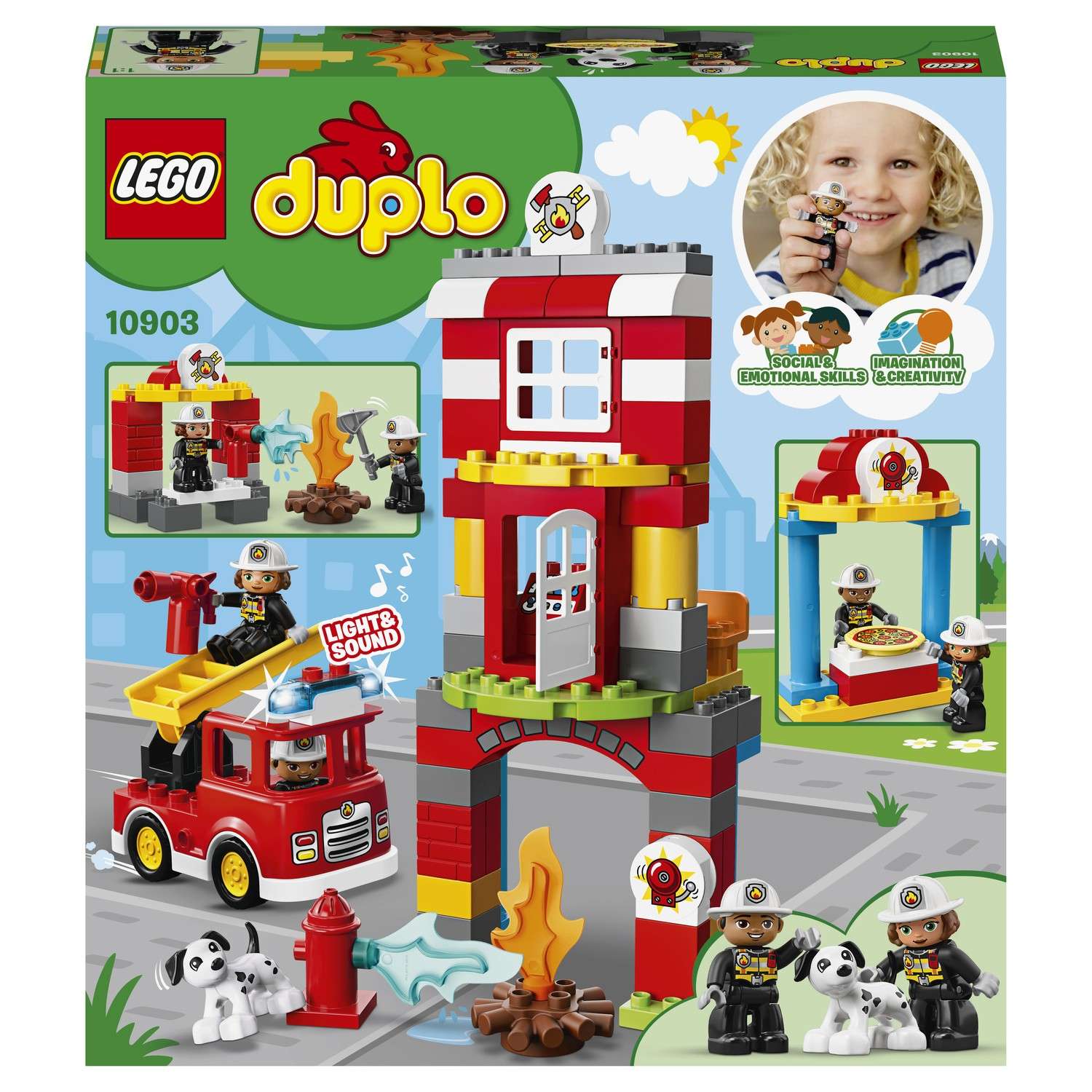 Конструктор LEGO DUPLO Пожарное депо блочный - фото 3