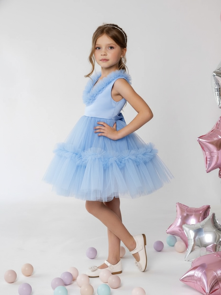 Платье ELLIE by Rina Kutz ПЛ-0925/голубой - фото 1