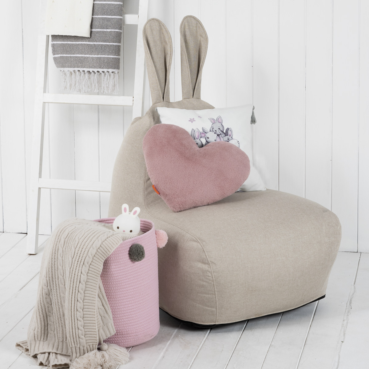 Подушка декоративная N Family Heart dusty rose - фото 4