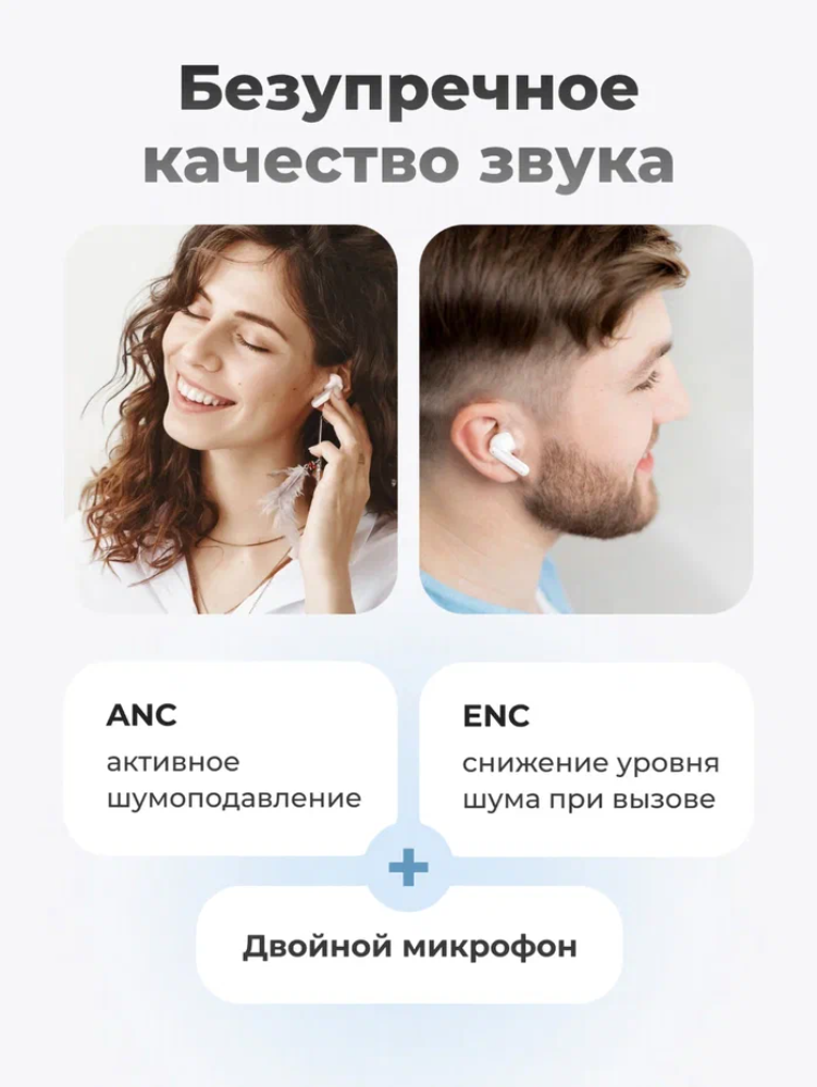 Наушники-вкладыши GEOZON G-S13WHT - фото 3