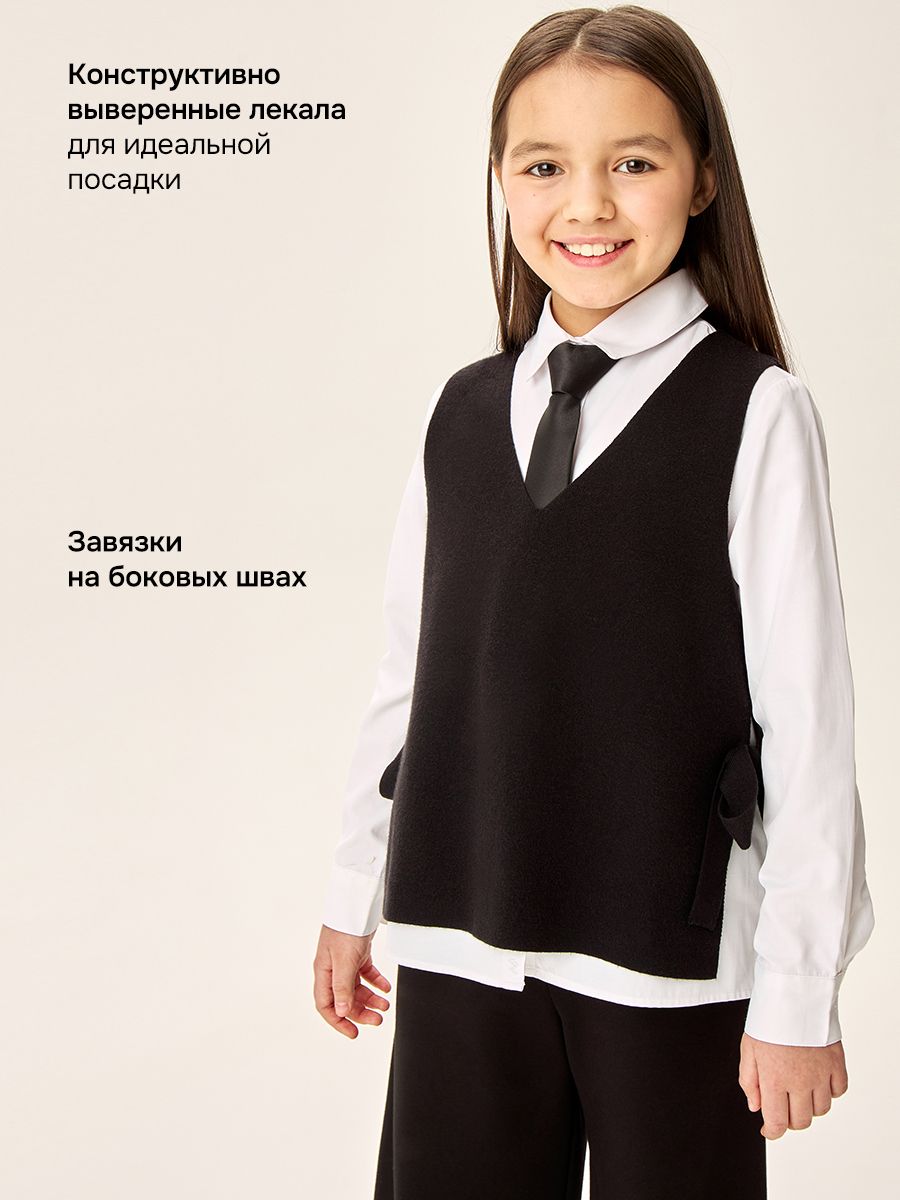 Жилет NIKASTYLE 9ш73426 черный - фото 4