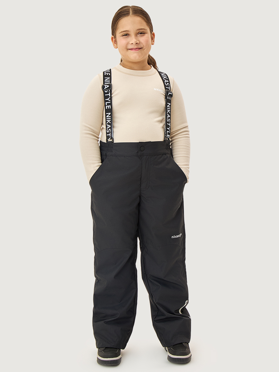 Брюки утепленные NIKASTYLE п2л4026 черный - фото 1
