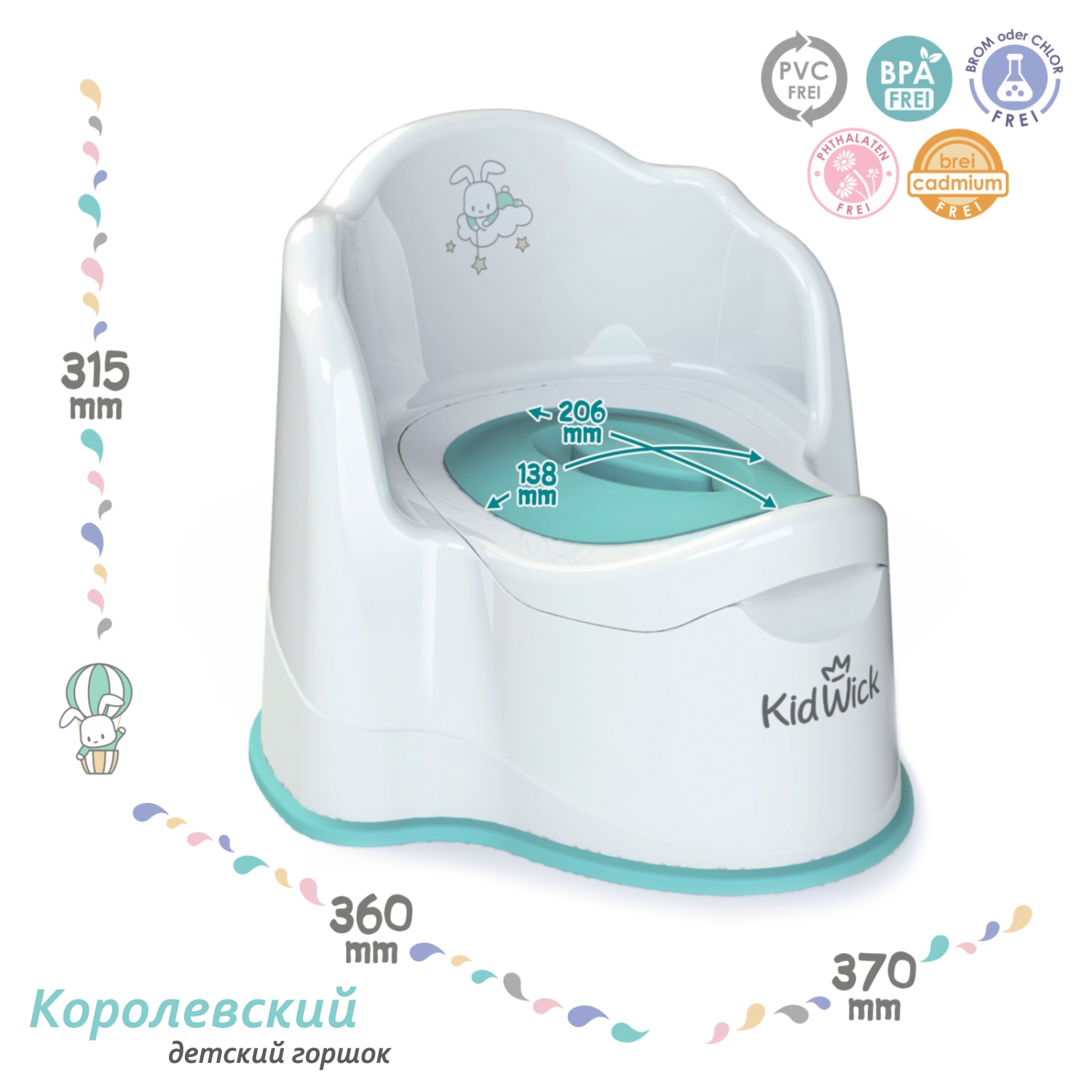 Ванночка KidWick Дони белый - фото 5