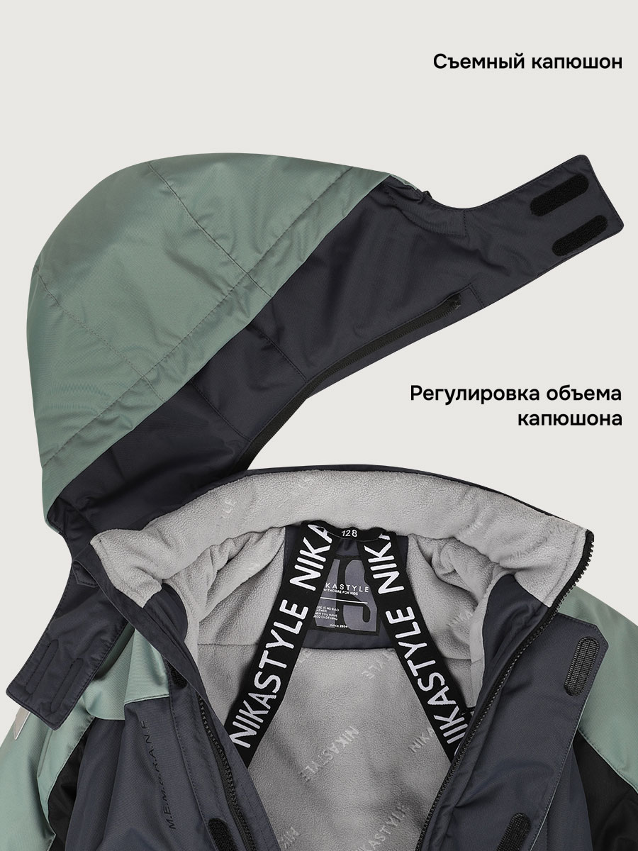 Костюм NIKASTYLE 7з5525 полынь/черный - фото 6