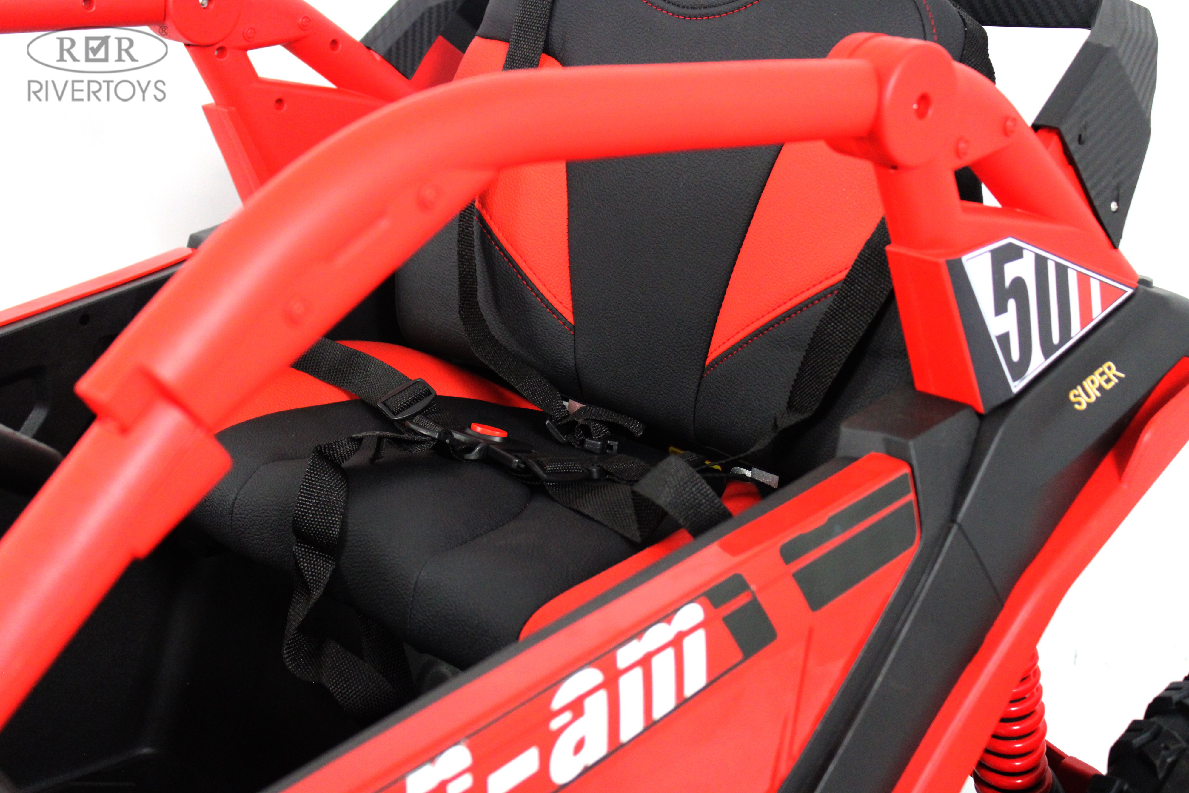 Электромобиль RIVERTOYS Z707ZZ-RED С пультом ДУ - фото 24