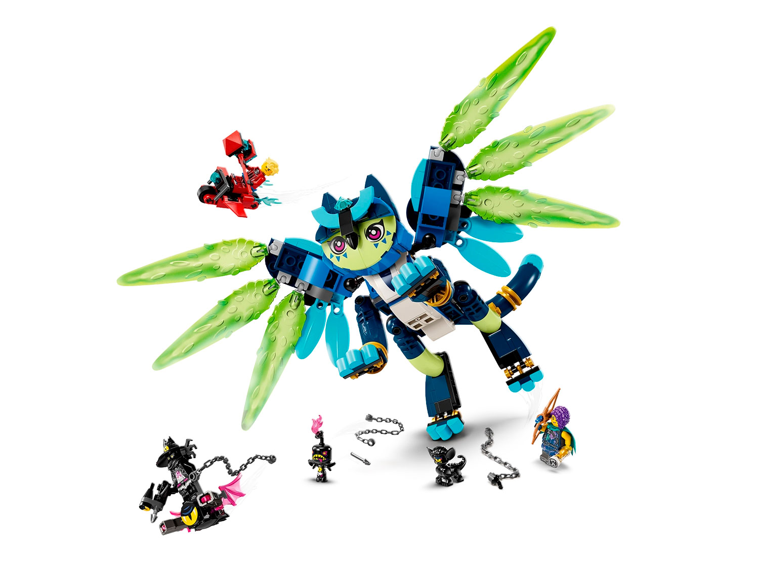 Конструктор LEGO DREAMZzz Зои и кошка-сова Зиан блочный - фото 8