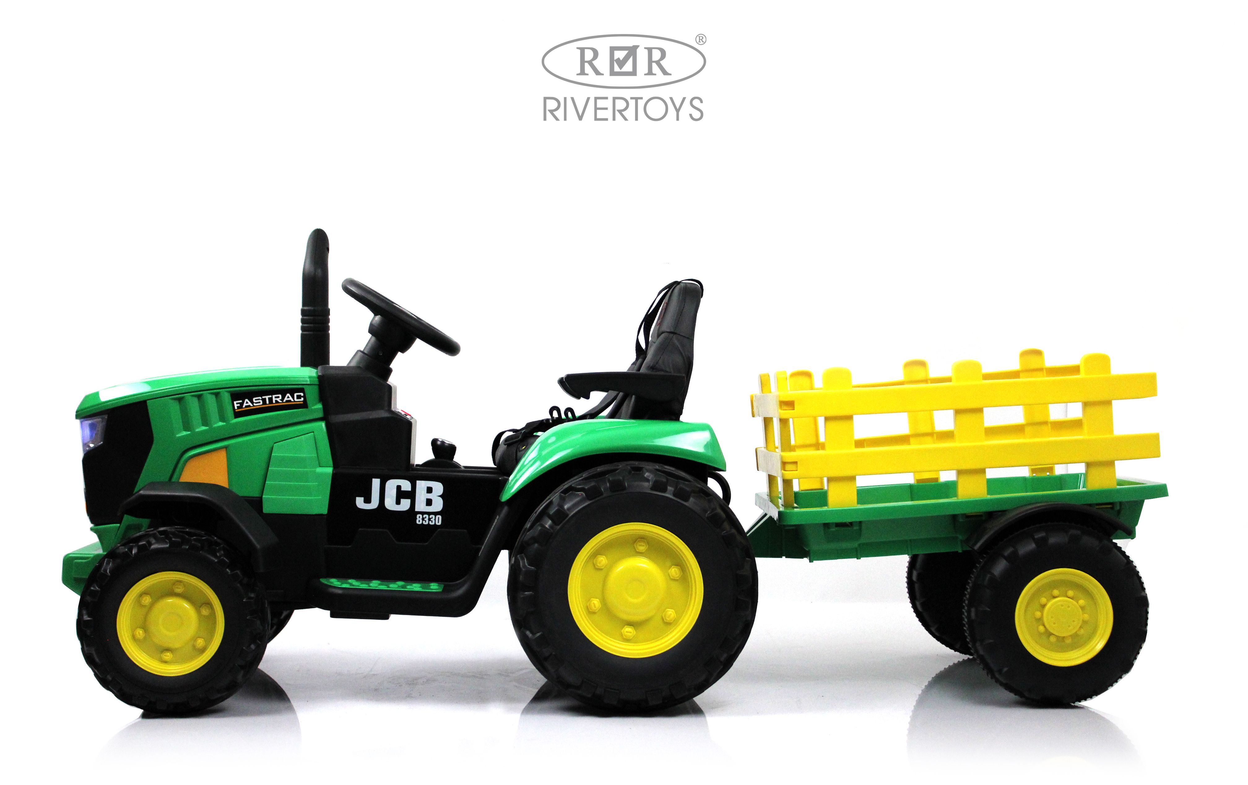 Электромобиль RIVERTOYS O555OO-GREEN С пультом ДУ - фото 12