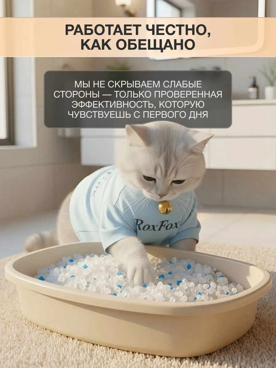 Наполнитель KiesKis Силикагель ориджинал 22.5 л 8 кг силикагелевый - фото 8