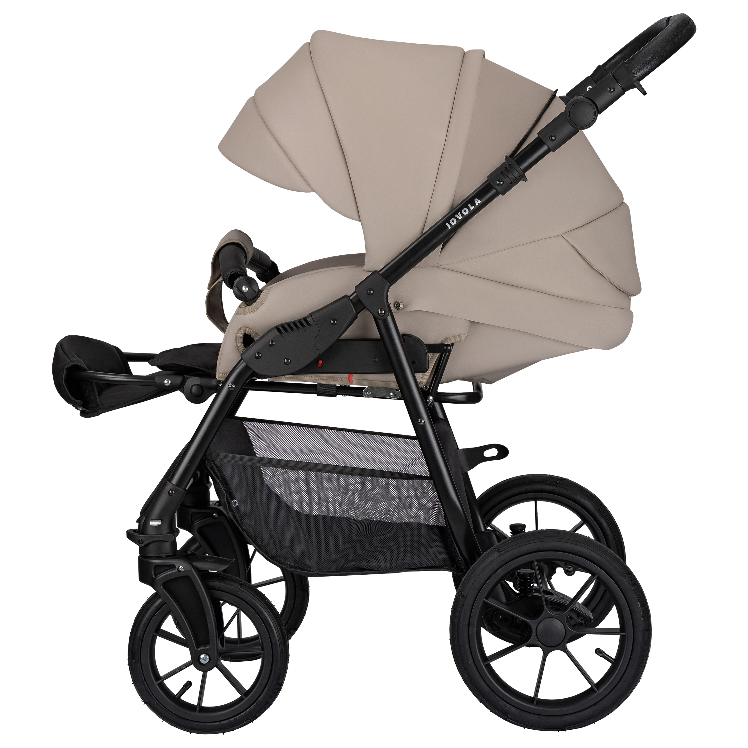 Коляска 2в1 JOVOLA Tessa Eco бежевый - фото 26