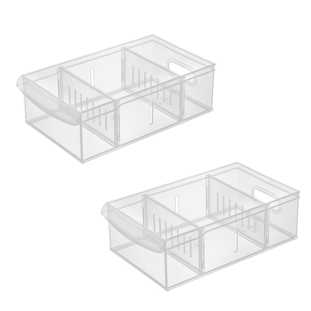 Набор органайзеров ROLLY Econova 2,65л, 15*26,6*8,7см, 2шт., бесцветный - фото 10