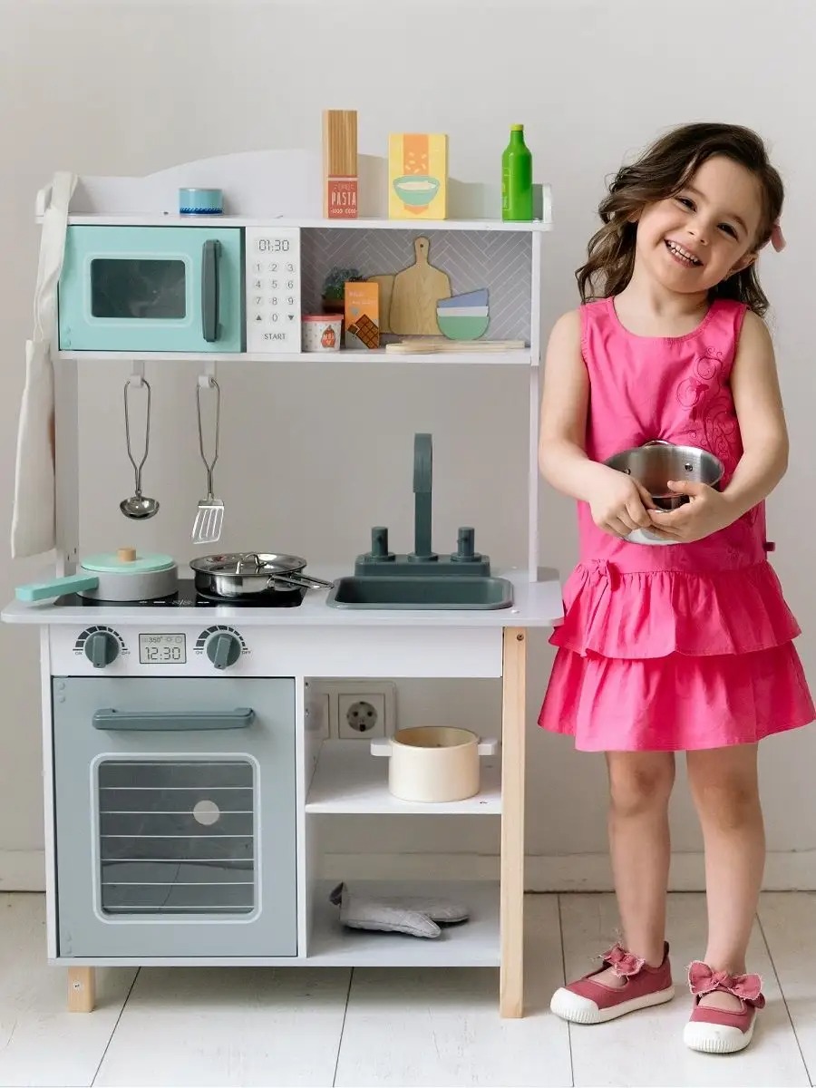 Игрушечная кухня PAREMO с аксессуарами: 27 шт. - фото 4