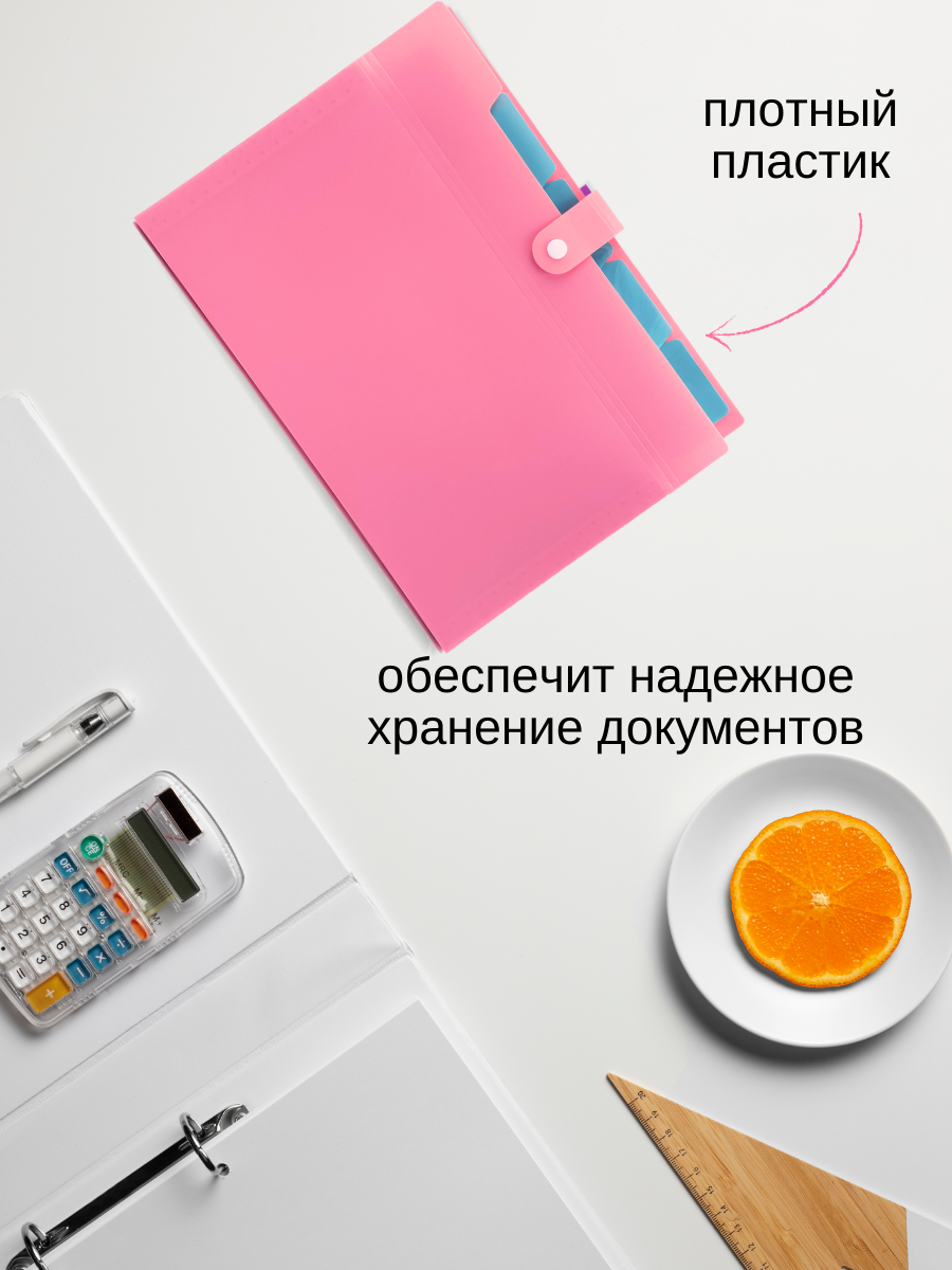 Папка-органайзер AXLER с разделителями А4 - фото 6