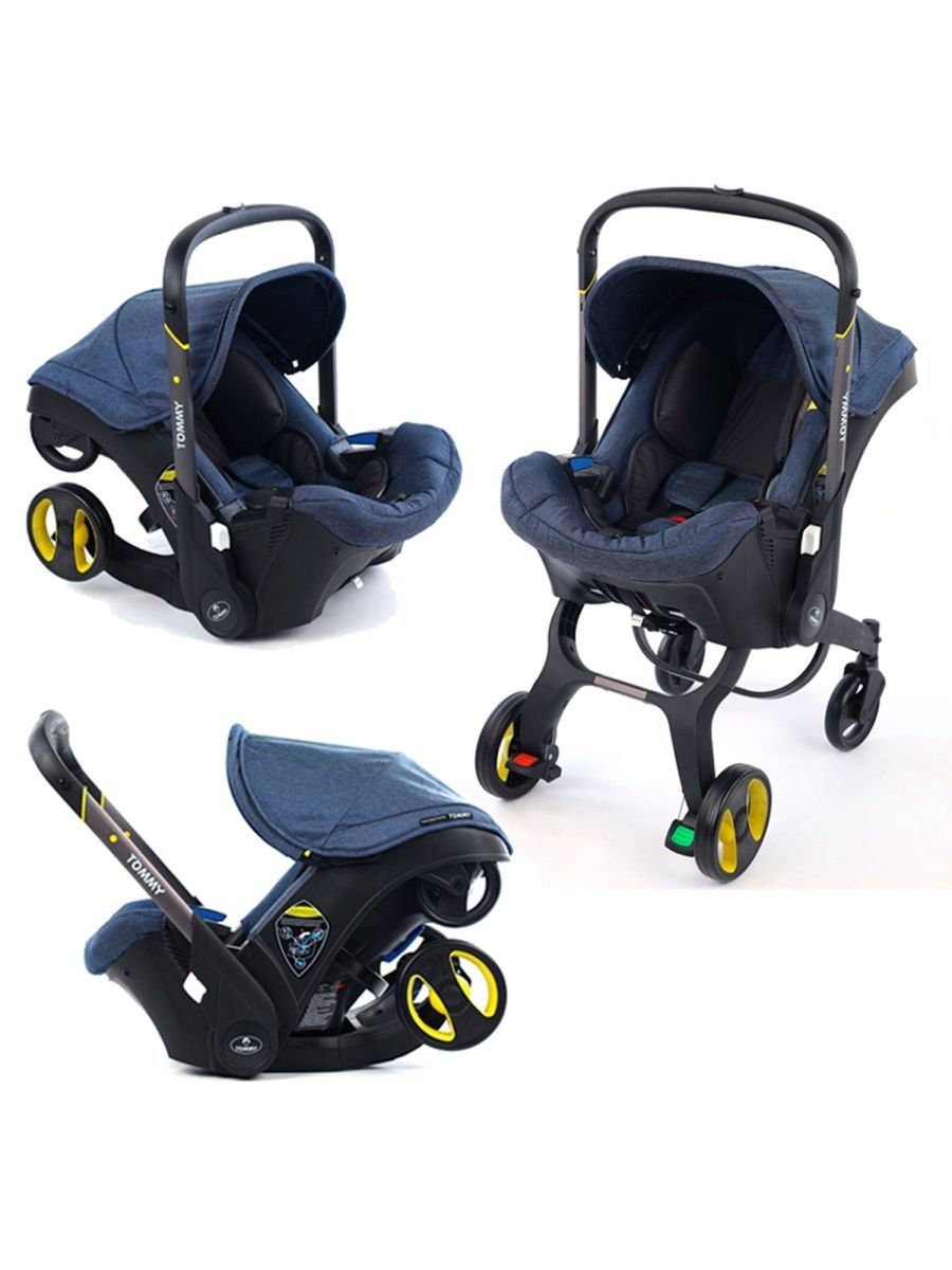 Коляска трансформер TOMMY Freedom синий - фото 6